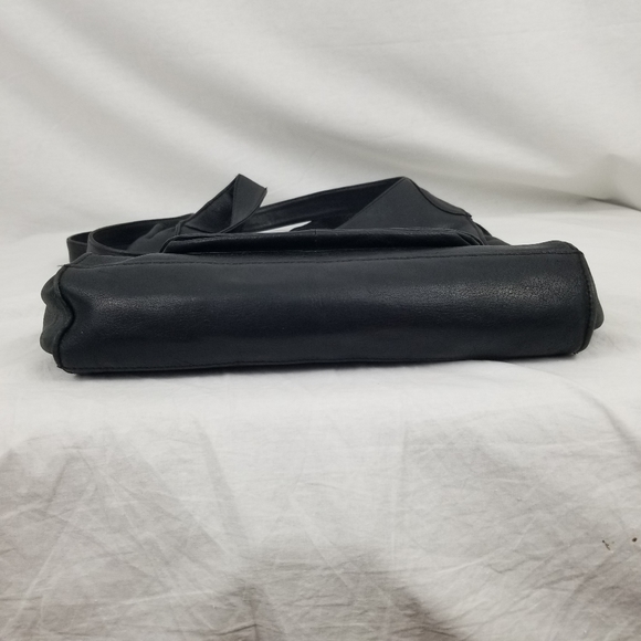 Fossil black shoulder purse genuine leather  #75082 - Picture 5 of 15